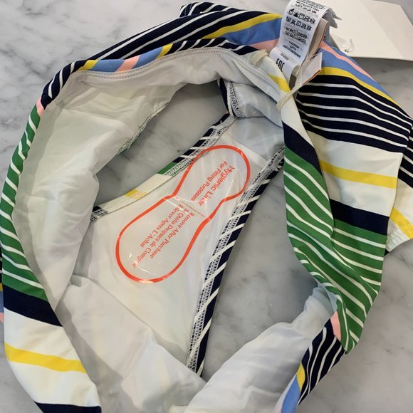 NEW Tory Burch Field Stripe Swim Bottoms Small NWT - Picture 9 of 10